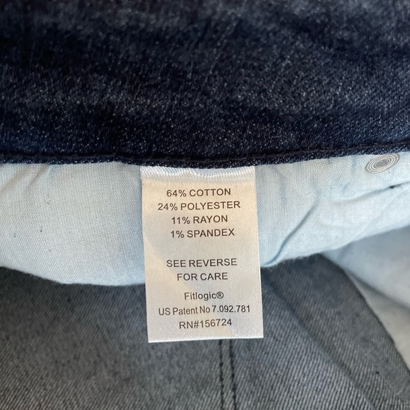 Measure and Made Wide Leg Crop Straight Jeans - Size 14 - Picture 16 of 16